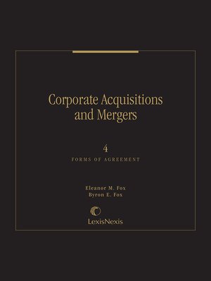 cover image of Fox & Fox: Corporate Acquisitions and Mergers